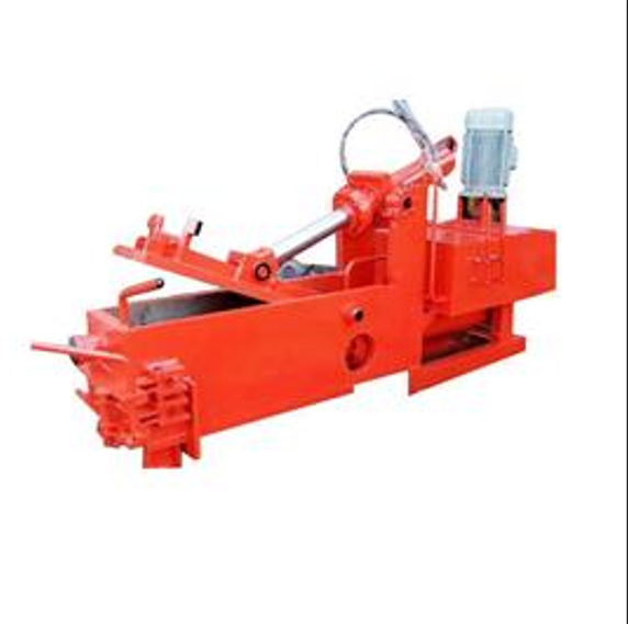 Double Action Manual Door & Manual Ejector Scrape Metal Baler Machine