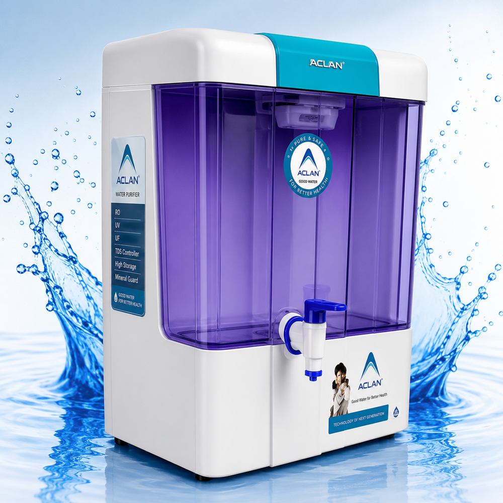 Aclan Deluxe Plus RO Water Purifier | 12 LPH | 8 Litres Storage | 7 Stage Purification