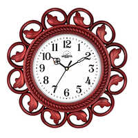 Wall Clock 925 Red Wood