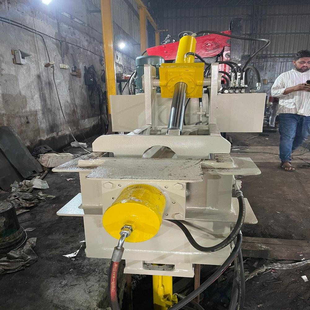 Double Action Auto Door Ejector Scrap Metal Baler Machine