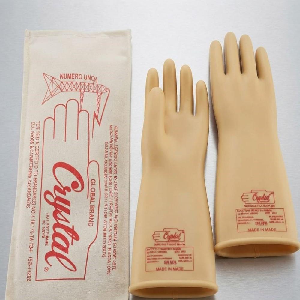 Crystal Make Electrical Gloves 5 kv(Class 00)