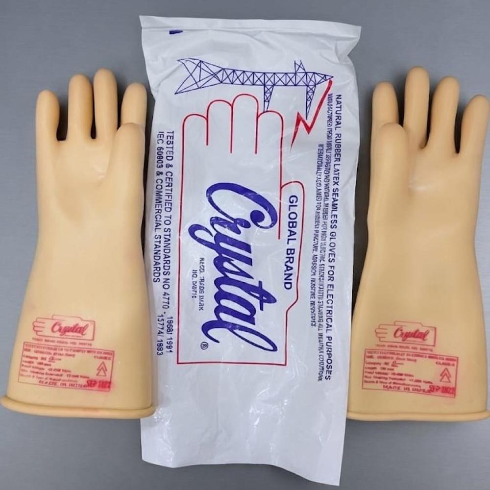 Crystal Make Electrical Gloves 5 kv(Class 00)