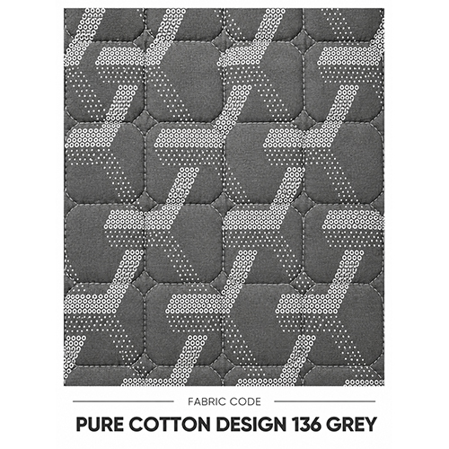 Pure Cotton Design 136 Grey