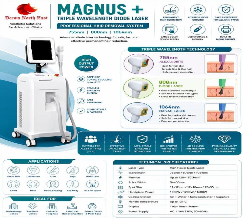 MAGNUS+ Triple Wavelength Diode Laser