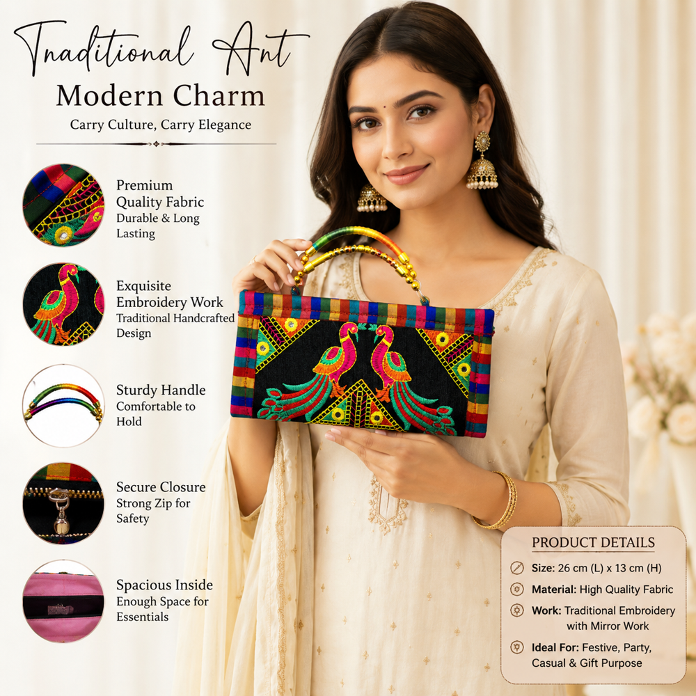 Stylish Ethnic Clutch Bag for Ladies  38
