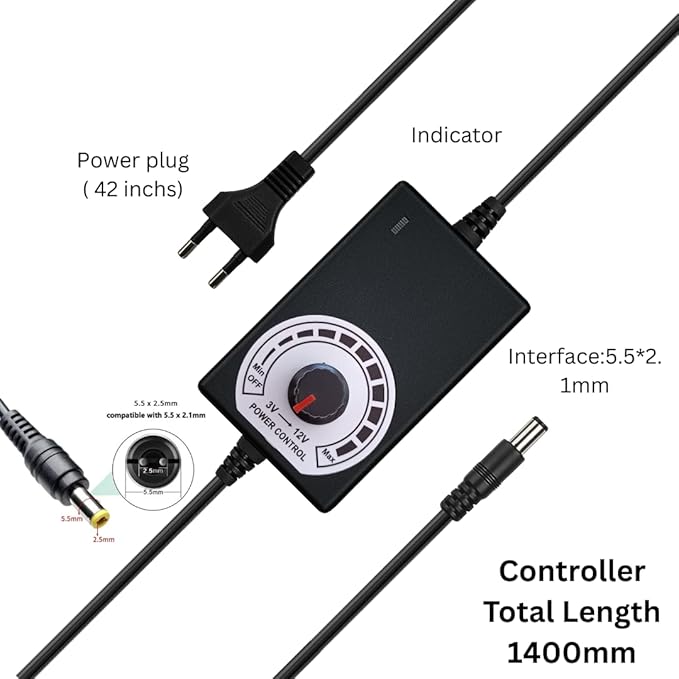Bbq Blower Fan 97x33mm 6500rpm 12v Speed Controller - Automation Grade: Semi Automatic