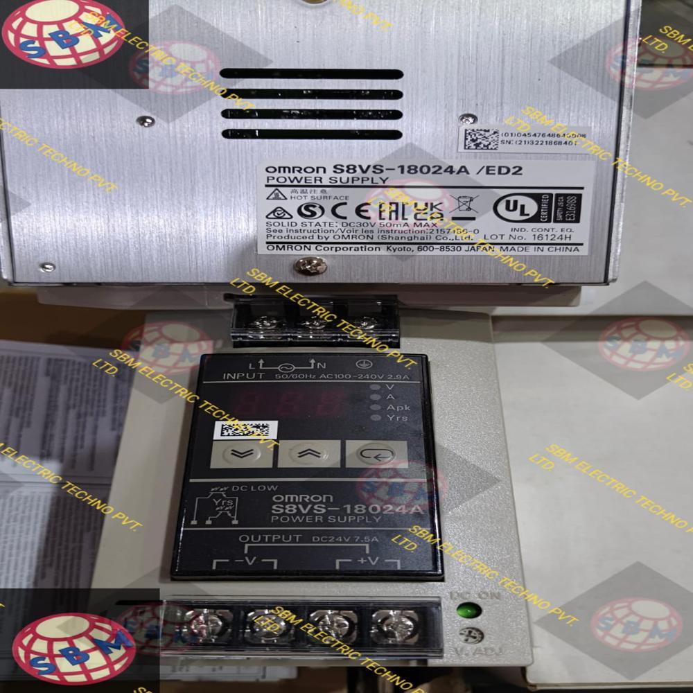 OMRON POWER SUPPLY, S8VS-18024A