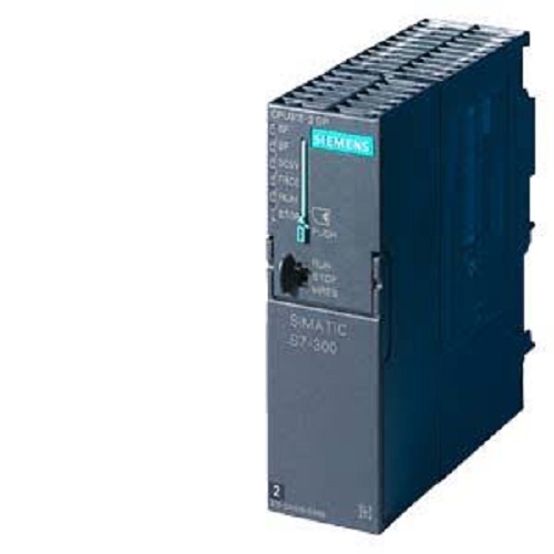 Siemens SIMATIC S7-300 CPU 315-2 DP Central Processing Unit, 24V DC, 128 KB Work Memory, Integrated MPI & PROFIBUS DP (Master/Slave) Interfaces, Micro Memory Card Required, 0.29kg, 12.5x4x13cm.