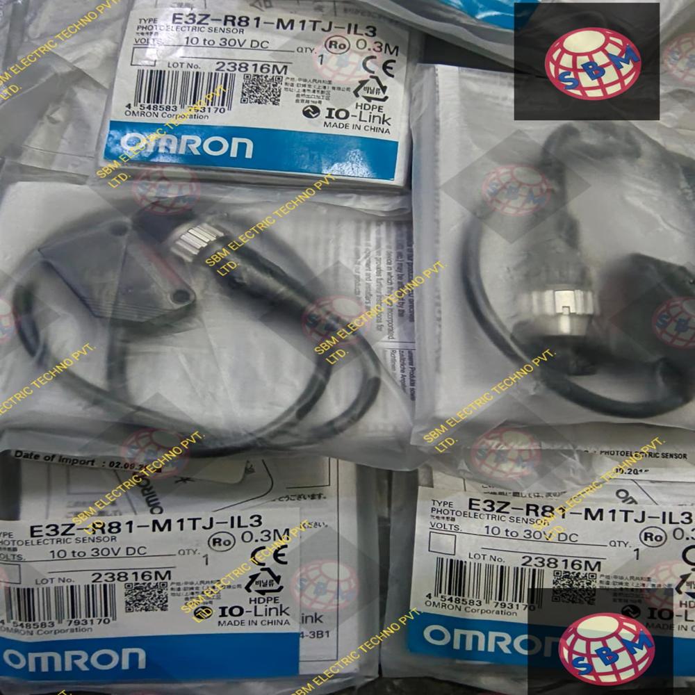 OMRON PHOTOELEFCTRIC SENSOR 10 TO 30VDC, E3Z-R81-M1TJ-LI3 0.3M