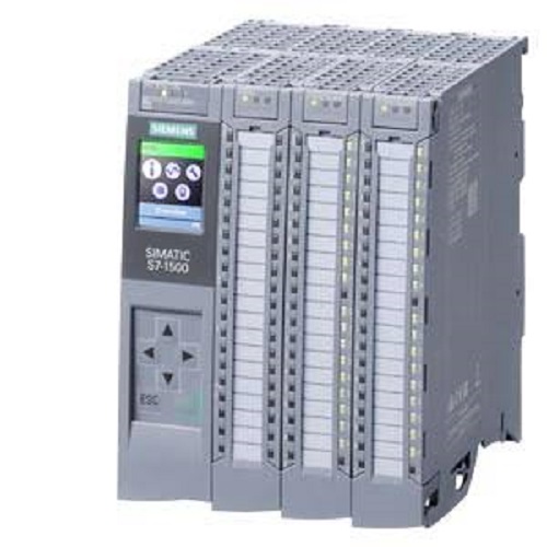Siemens SIMATIC S7-1500 Compact CPU 1512C-1 PN Central Processing Unit, 24V DC, 1.25 MB Total Work Memory (250 KB Program / 1 MB Data), 32 Digital Inputs / 32 Digital Outputs, 5 Analog Inputs / 2 Analog Outputs, 14.7x11x12.9cm