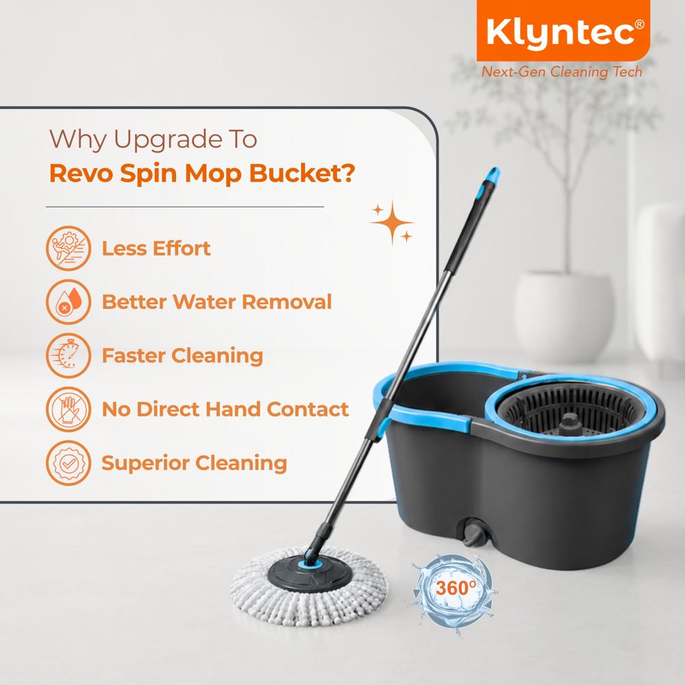 10 Ltr  Blue Ultra Clean Spin Magic Mop (Plastic Wringer)