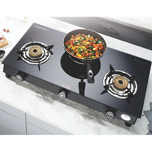 Power Duo Glass Top Gas Stove