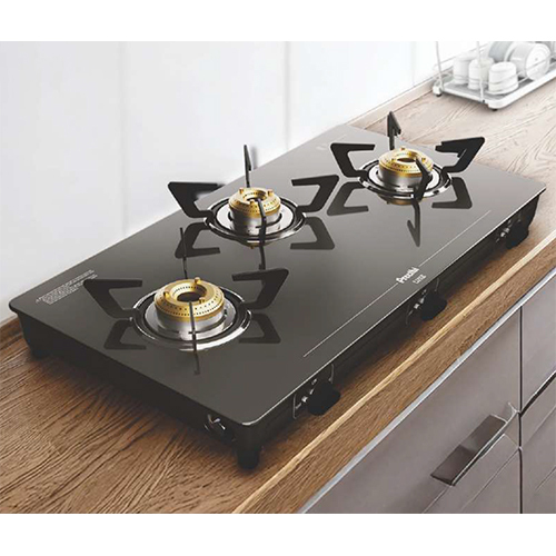 Luxe Modern Design Glass Top Gas Stove
