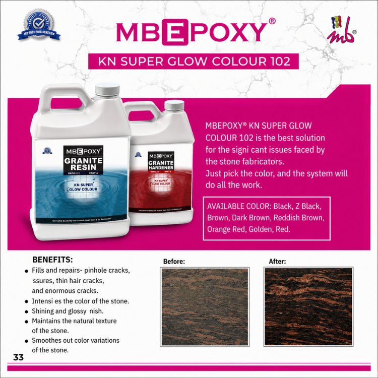 KN Super Glow Colour 102 Epoxy Granite