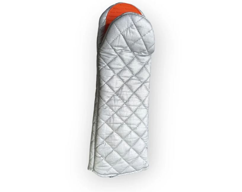 FLAIR SILVER GLOVES WITH SILICON