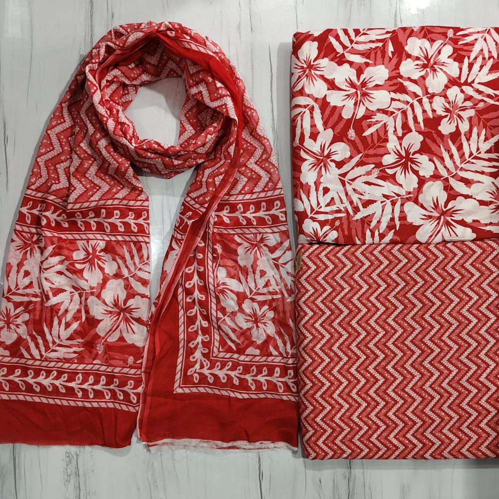 Cambric Cotton Dress Material