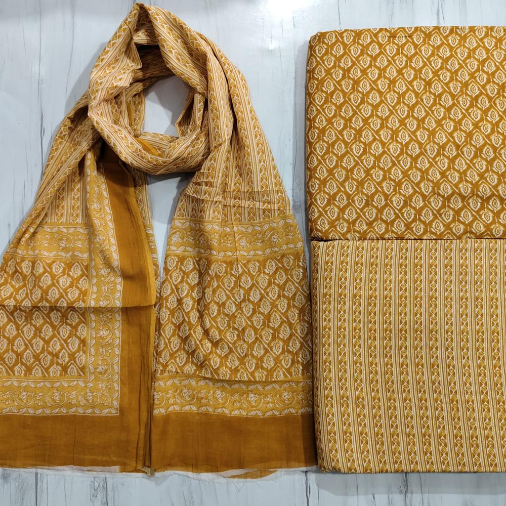 Cambric Cotton Dress Material