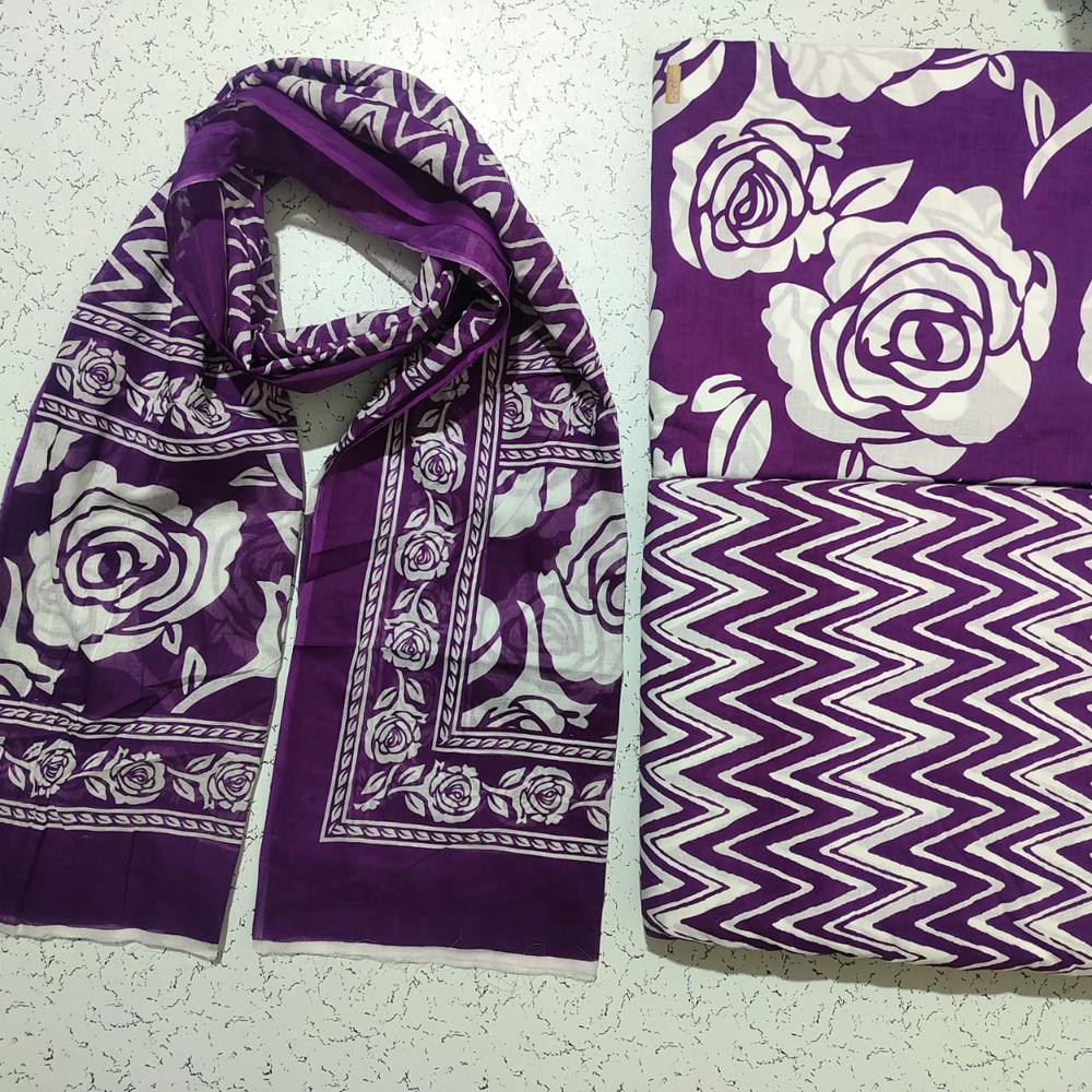 Cambric Cotton Dress Material