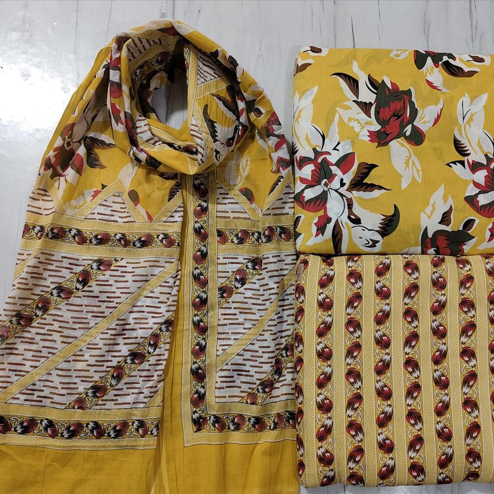 Cambric Cotton Dress Material