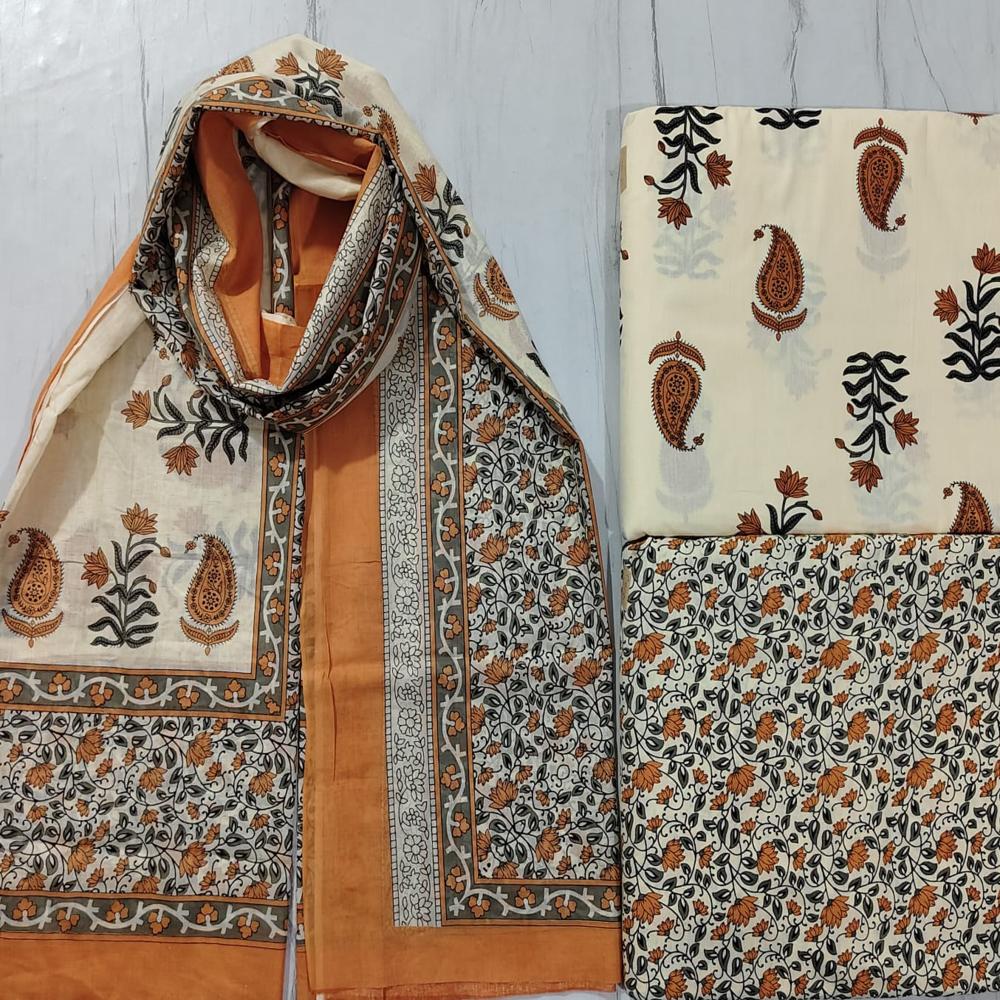 Cambric Cotton Dress Material