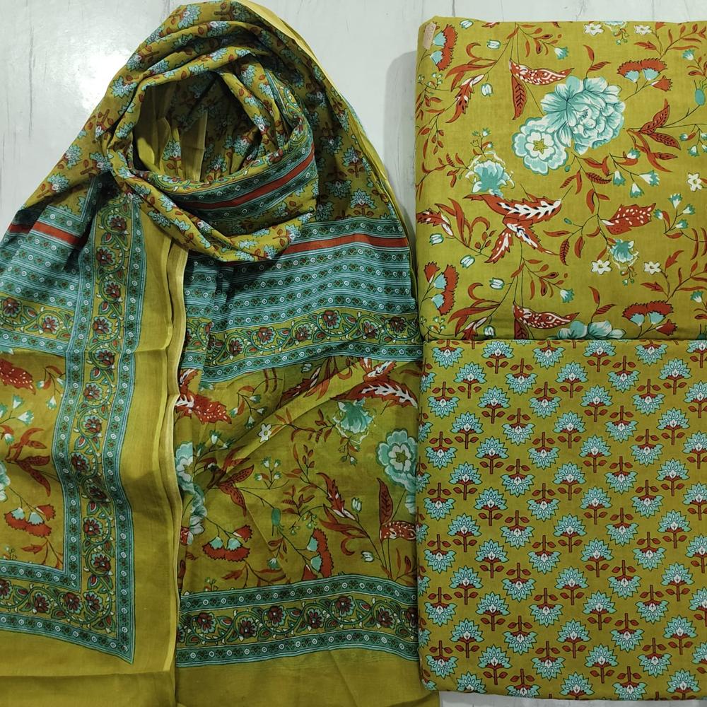 Cambric Cotton Dress Material