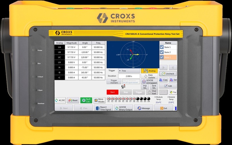 CRA 160LHi-A Numerical relay test set