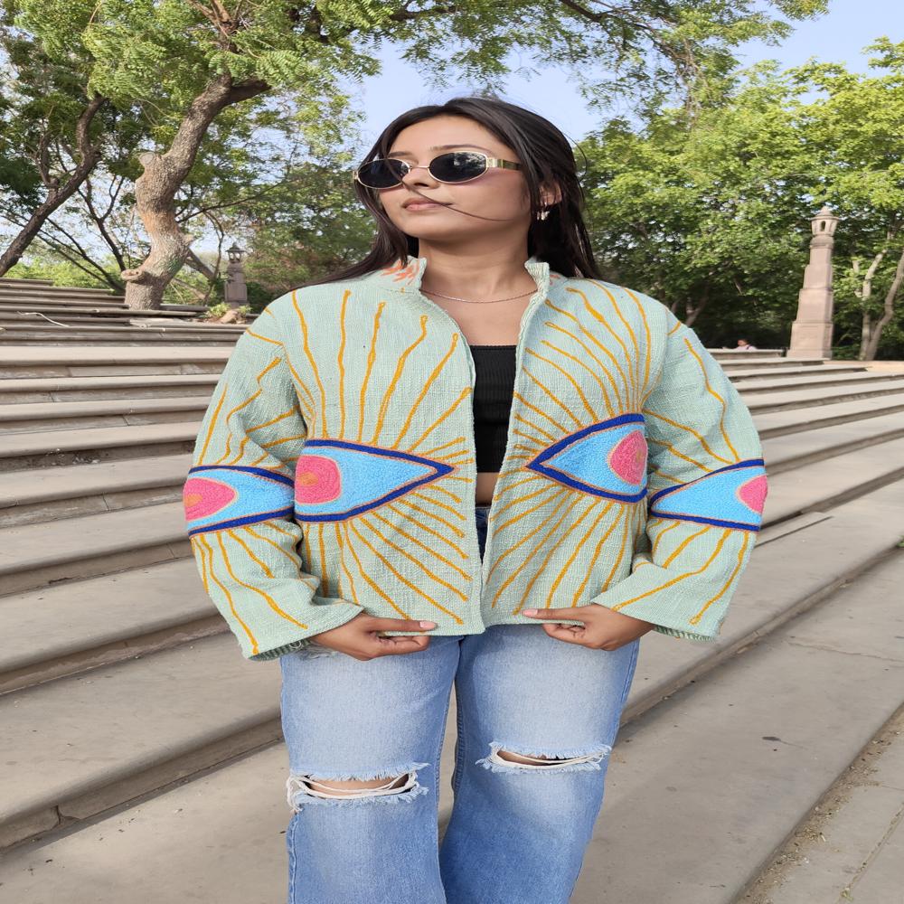 Tnt Suzani Emb. Short Jackets - Bust Size: Custom/Varies By Size