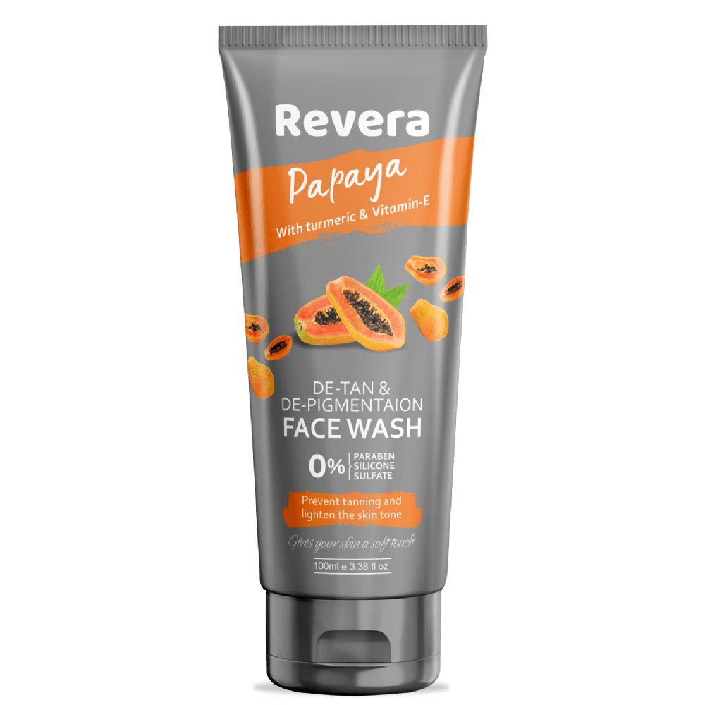 Revera Papaya And Turmeric Face Wash Derma Company Franchise - Ingredients: Chemicals