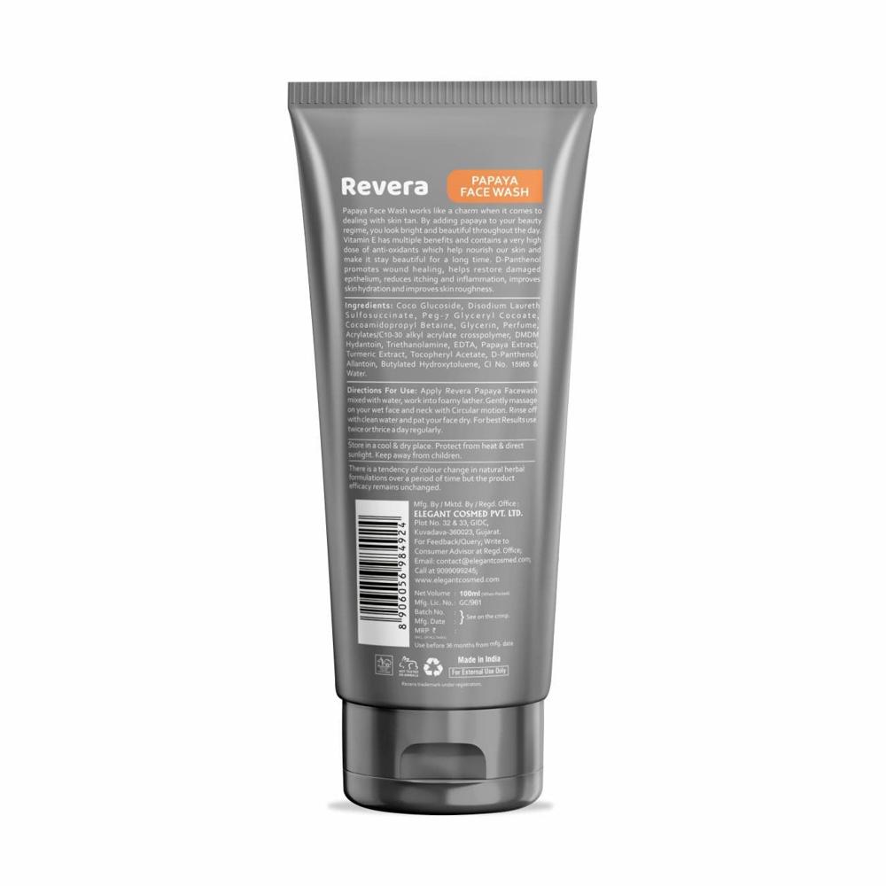 Revera Papaya And Turmeric Face Wash Derma Company Franchise