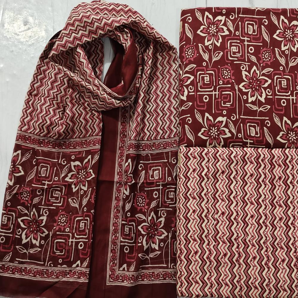 Cambric Cotton Dress Material