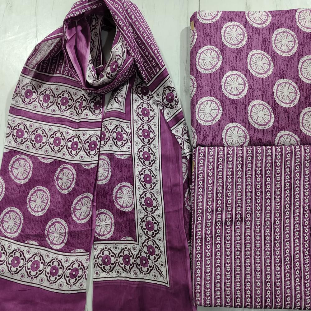 Cambric Cotton Dress Material
