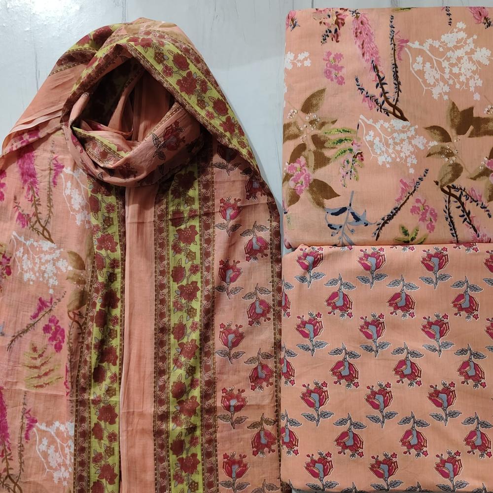Cambric Cotton Dress Material