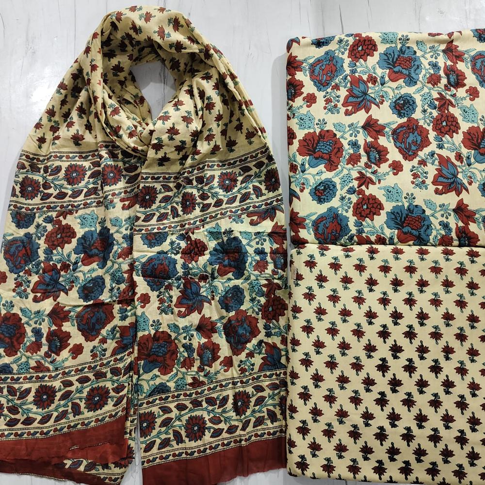 Cambric Cotton Dress Material