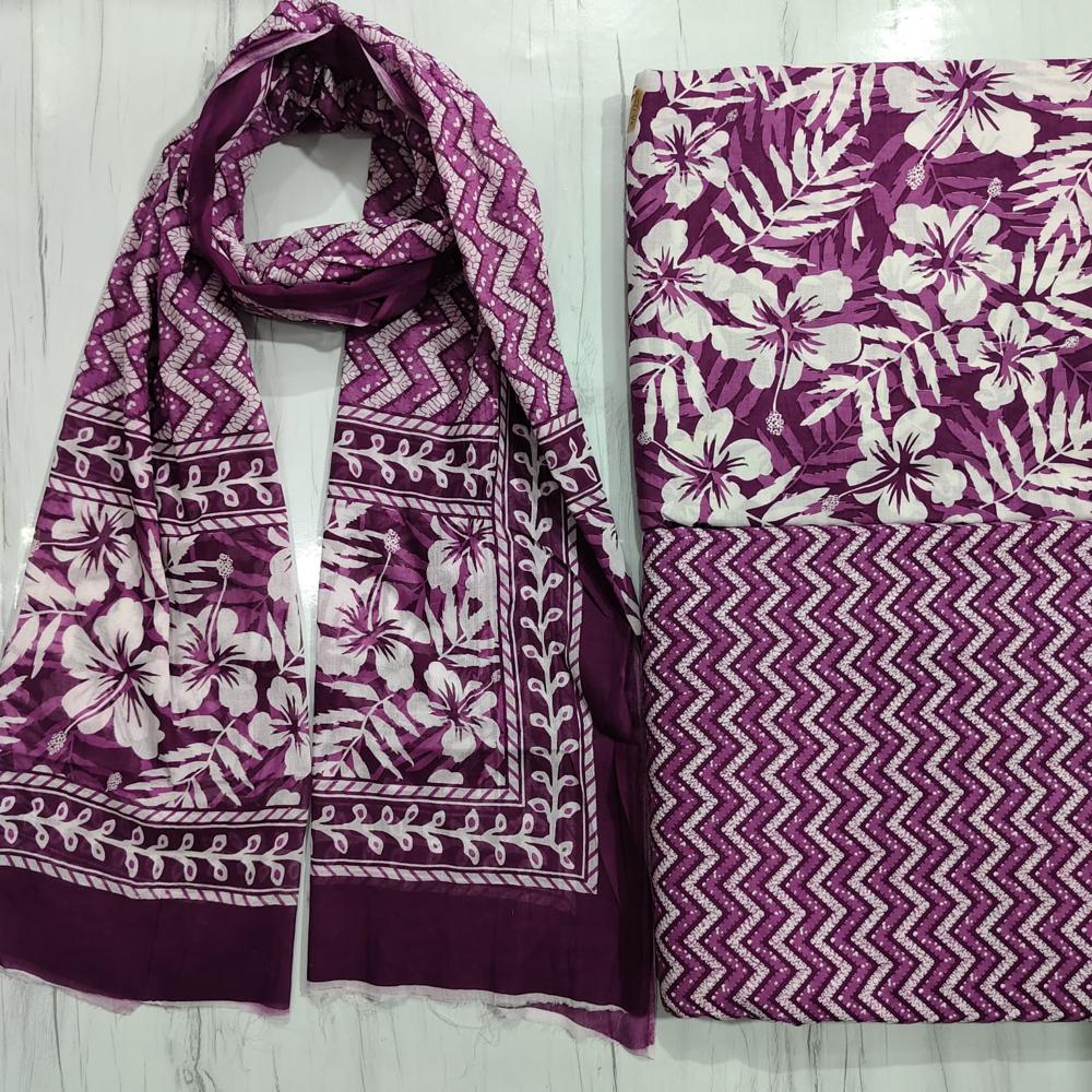 Cambric Cotton Dress Material