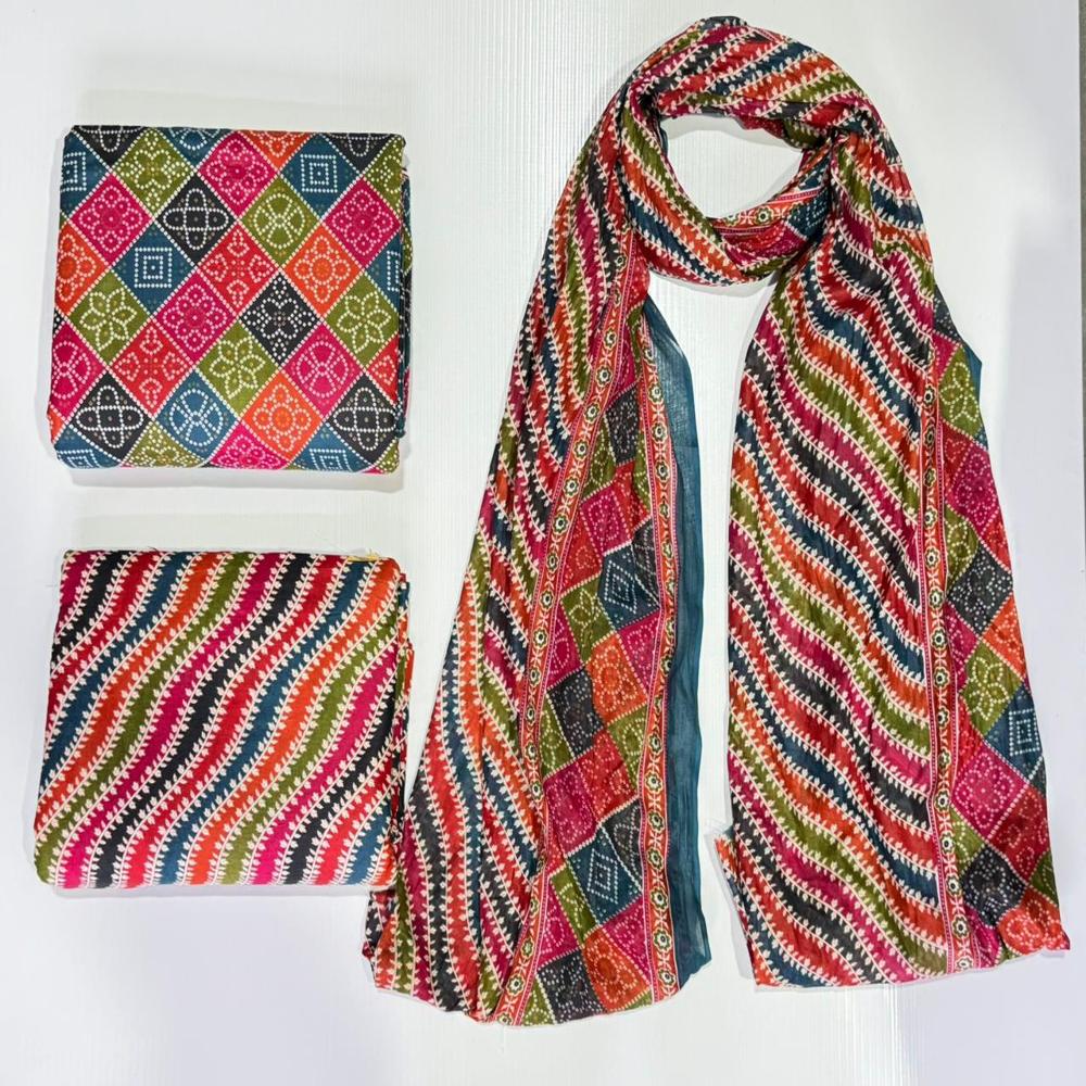 Cambric Cotton Dress Material