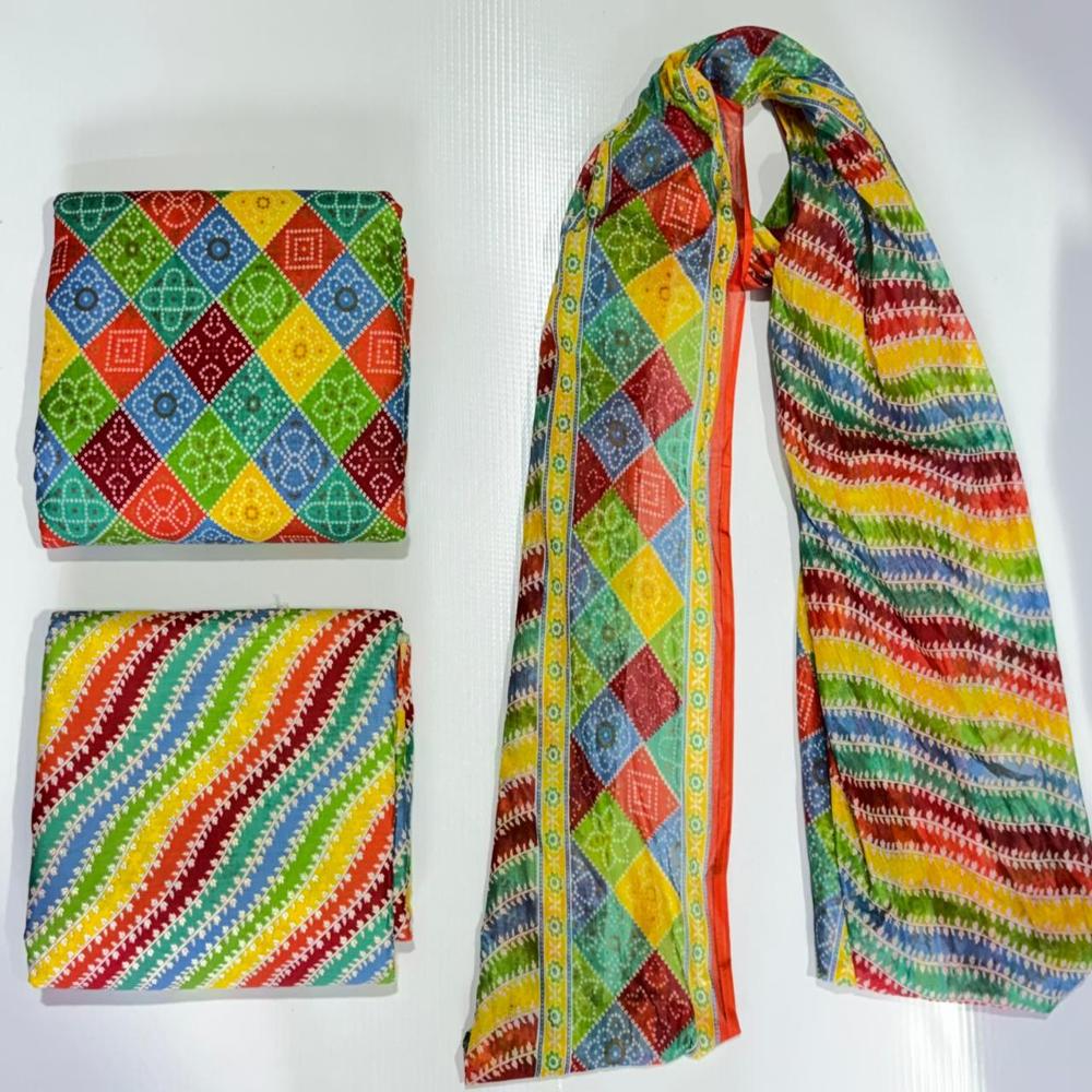 Cambric Cotton Dress Material