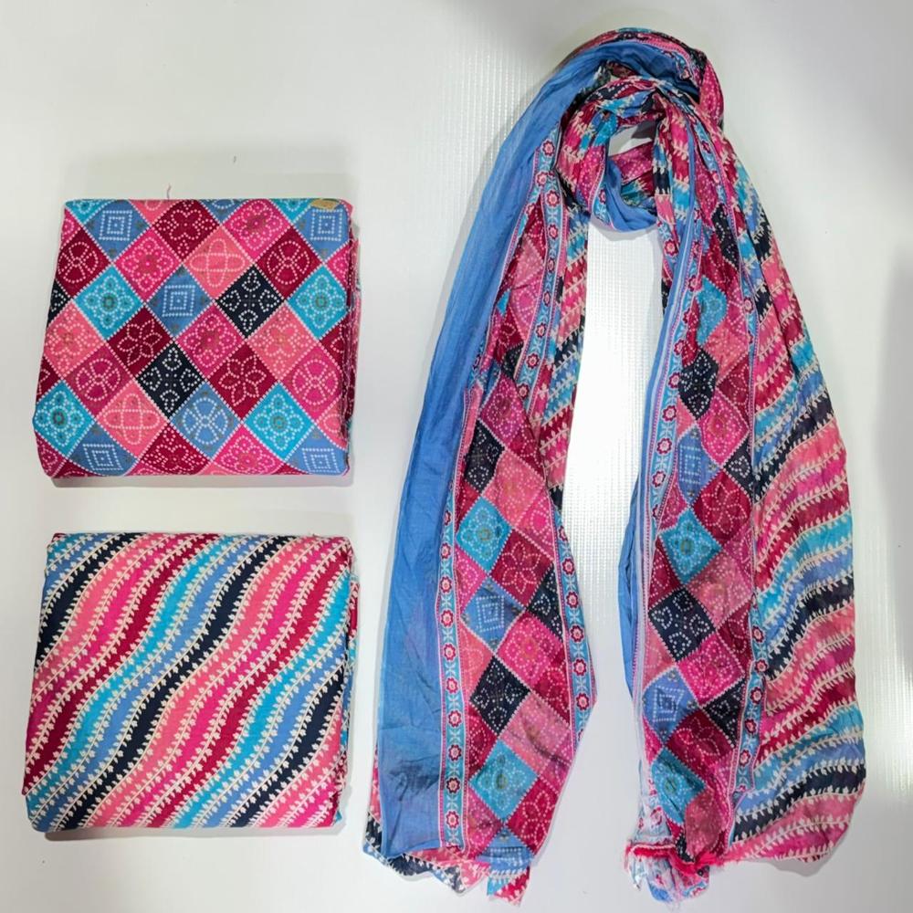 Cambric Cotton Dress Material