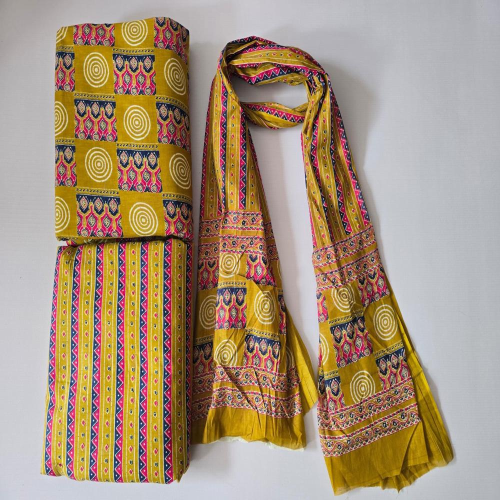 Cambric Cotton Dress Material