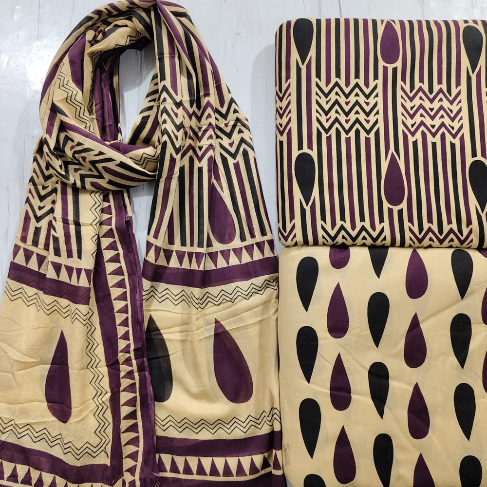 Cambric Cotton Dress Material