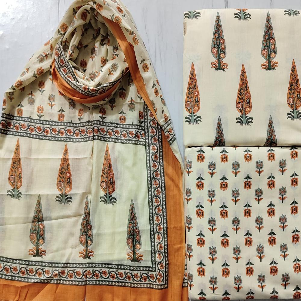 Cambric Cotton Dress Material