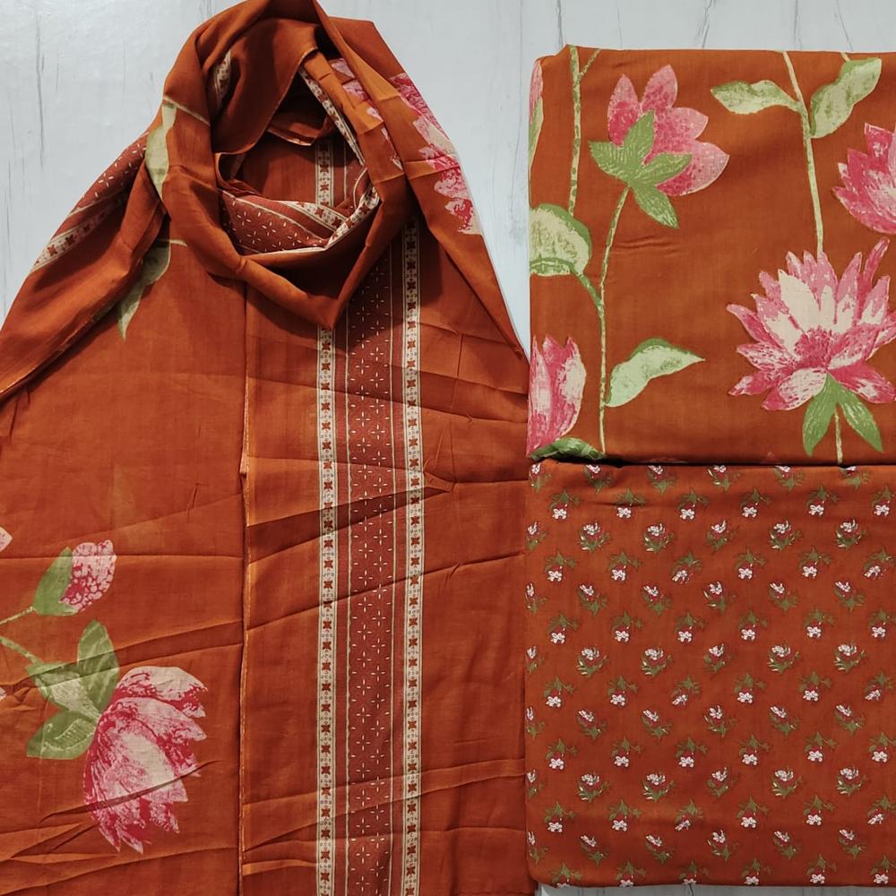 Cambric Cotton Dress Material