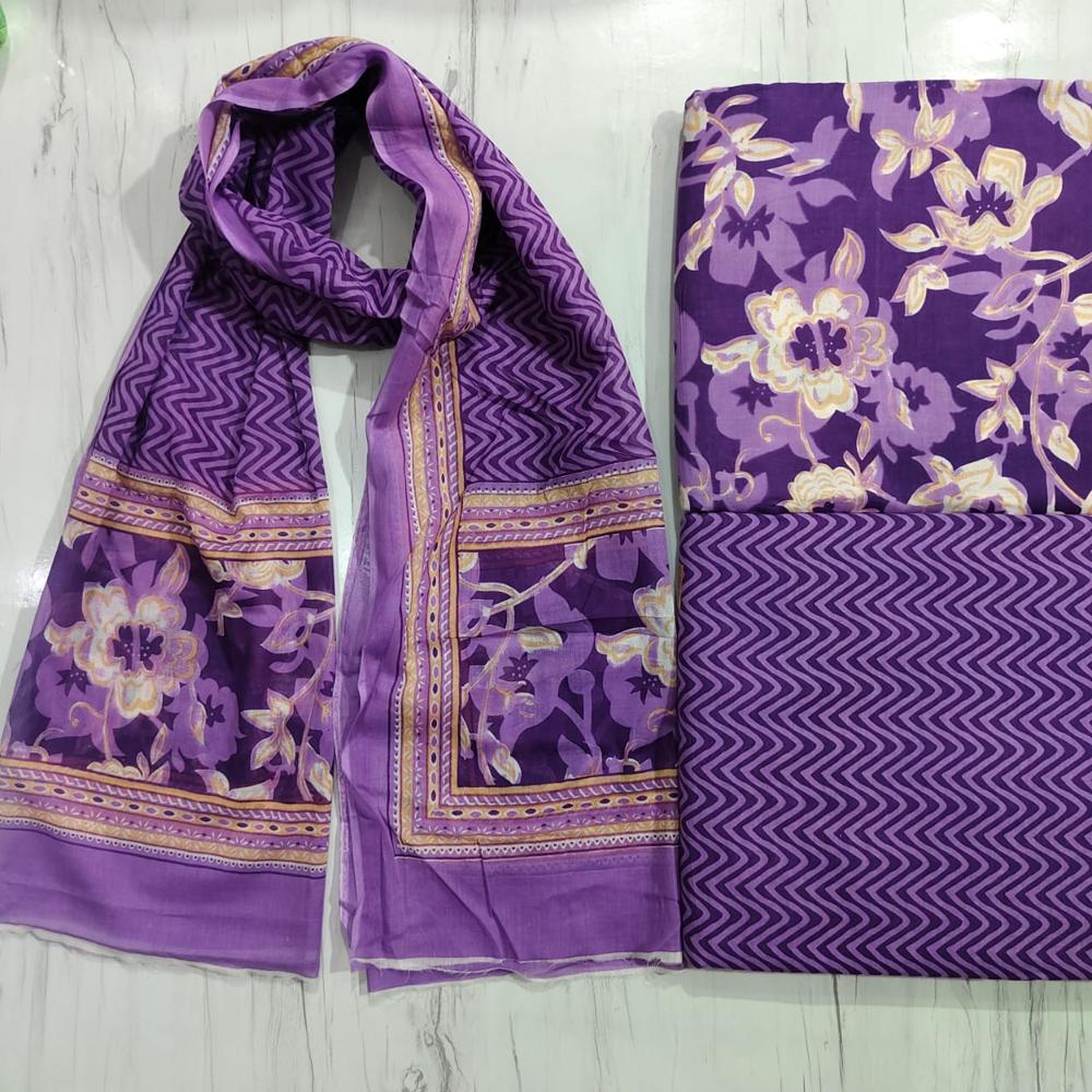 Cambric Cotton Dress Material