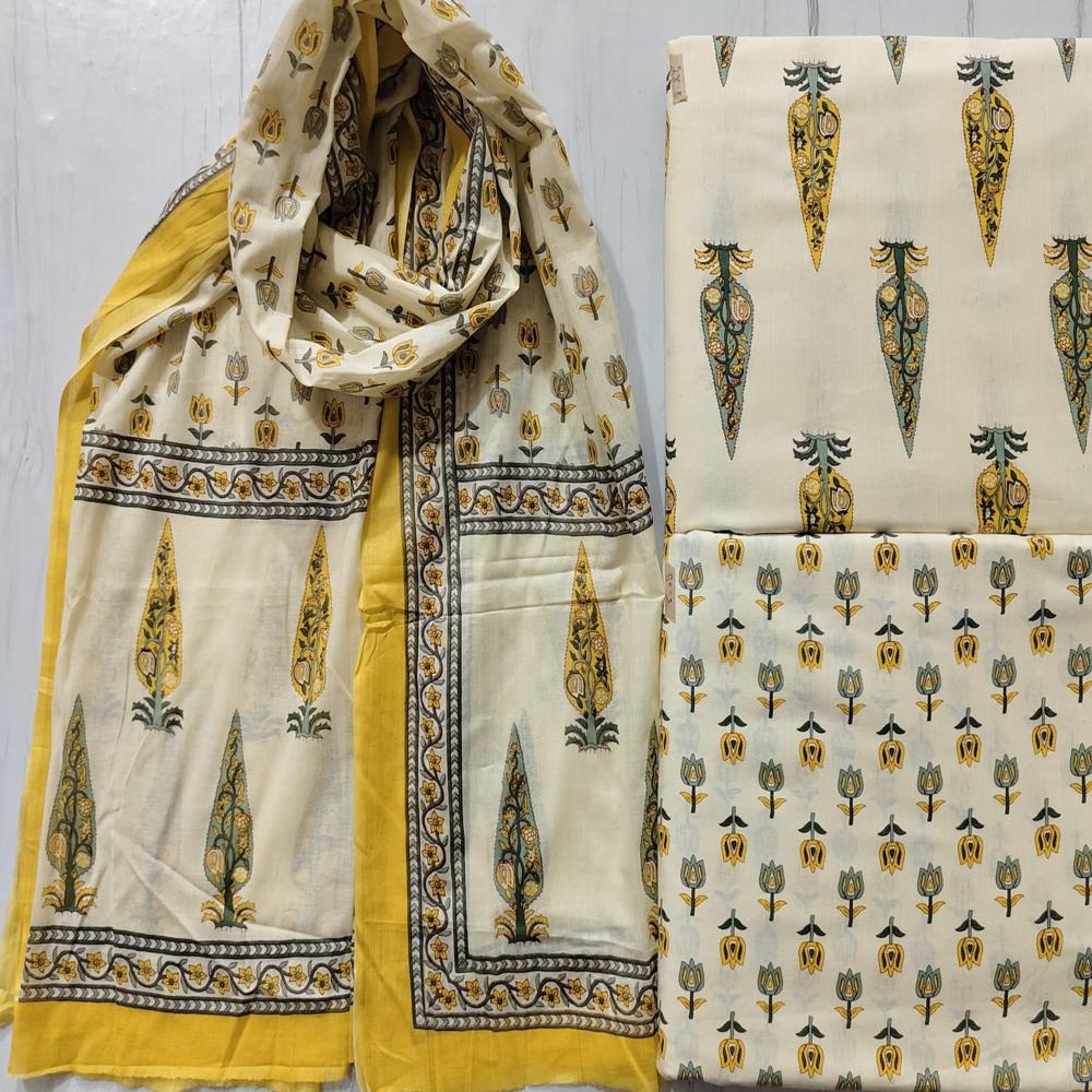 Cambric Cotton Dress Material