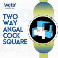 Square Two Way Angle Cock