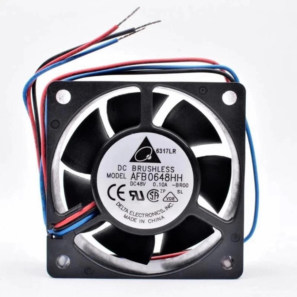 DELTA AFB0648HH 48V DC 0.10A 6025mm Ball Bearing Industrial Axial Cooling Fan