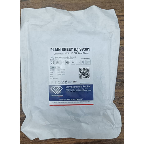 SV301 Large Size Plain Hospital Bed Sheet