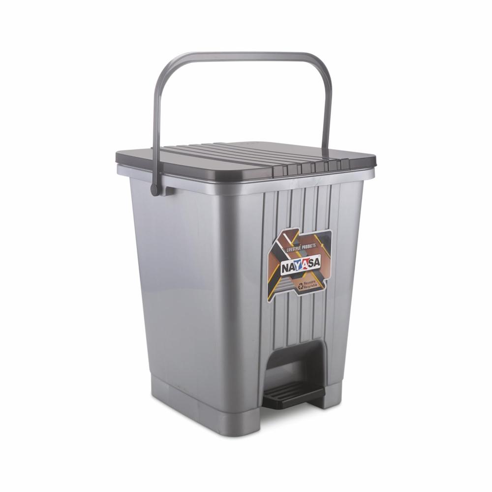 Nayasa Square Pedal Bin- 11.6 Ltrs