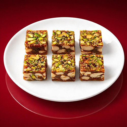 Khajur Pak - Carbohydrate: 65-70 G Per 100g (Approx)