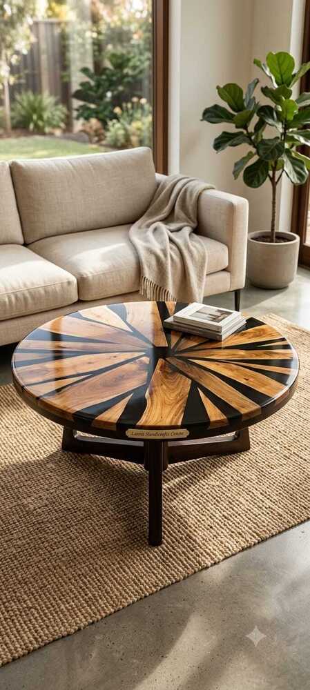 Epoxy Wood Coffee Table Top