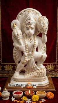Marble Alabaster Hanuman Statue
